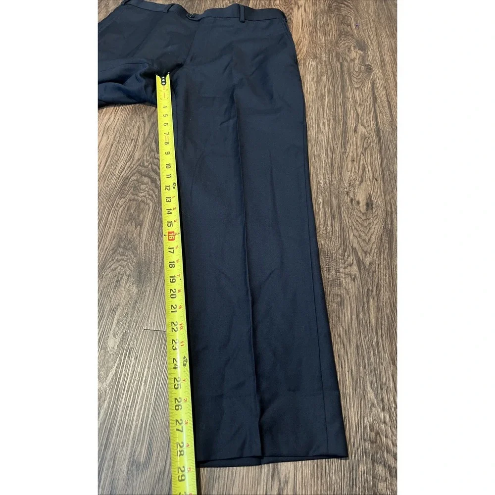 Charles Tyrwhitt Classic Fit Super 110's Wool Suit In Navy Blue Size 42R 36